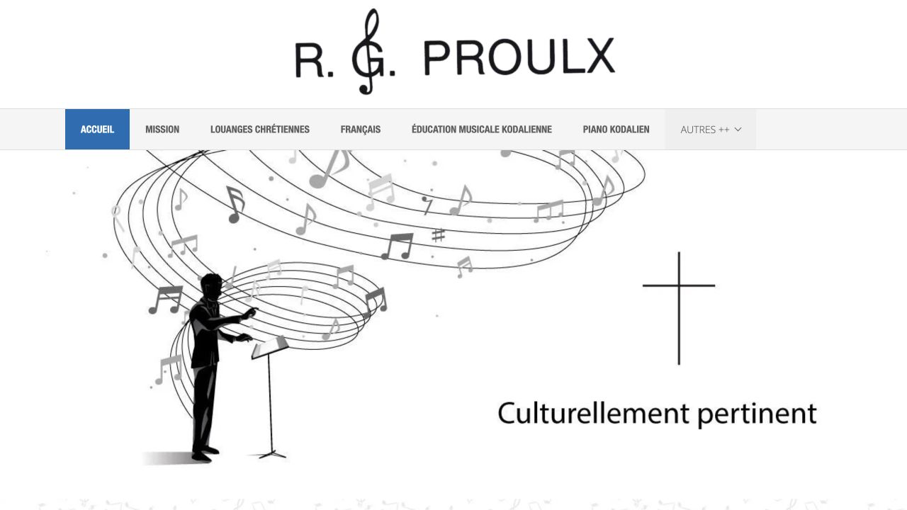 Richard Gérard Proulx website preview